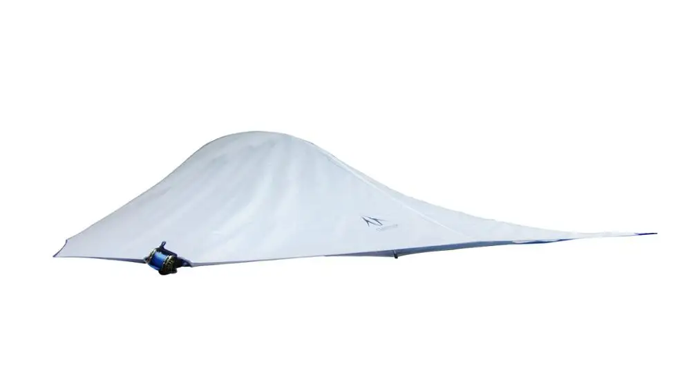 White SKYSURF кемпинговая подвесная палатка с деревом для 2 человек, сверхлегкая треугольная подвесная палатка для кемпинга, переносная Водонепроницаемая гамак-палатка - Цвет: White
