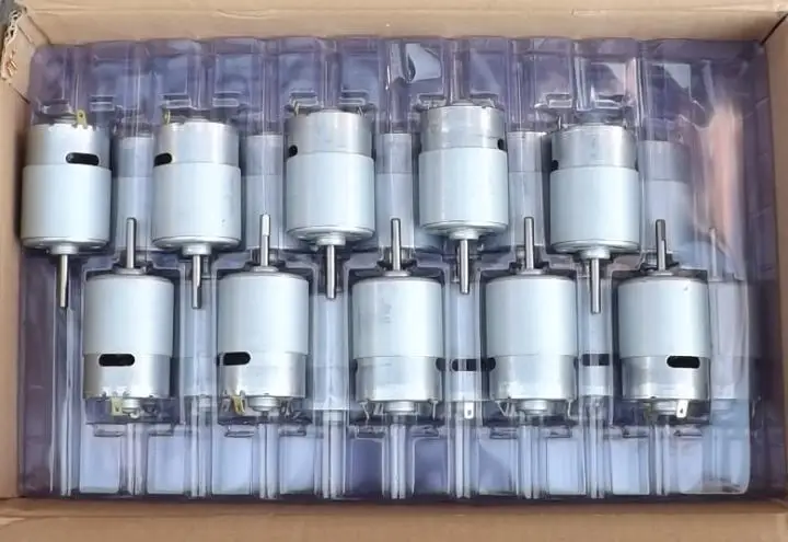 Высокоскоростной электродвигатель постоянного тока 12 В 24 с двигателем 755 мощный