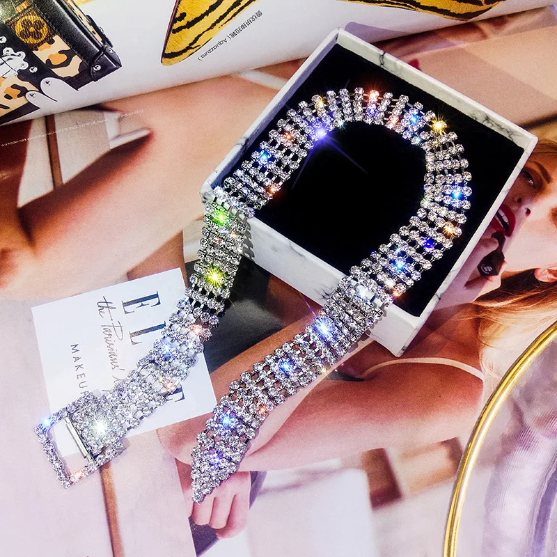 Колье женское с кулоном стразы для вечерние | Украшения и аксессуары