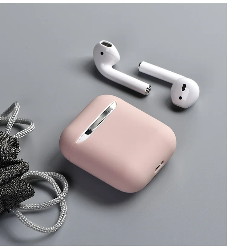 Жидкий силиконовый чехол для наушников для AirPods 1 2nd Bluetooth, беспроводные наушники, защитный чехол для зарядки, сумка для Airpods
