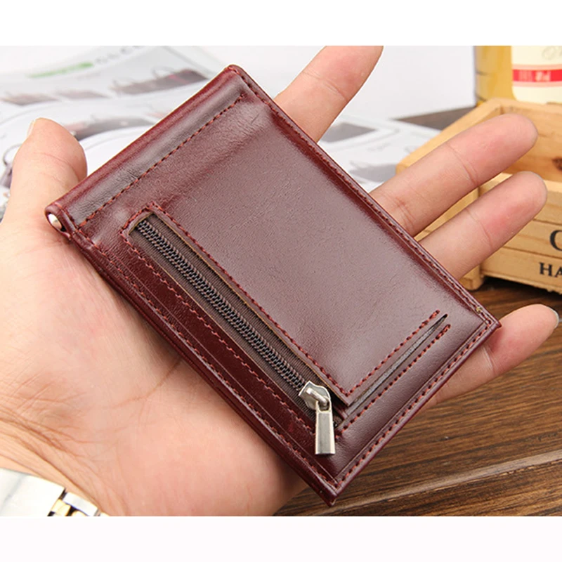 Мужской кошелек с мощными маленькими кожаными мужские кожаные кошельки мужской