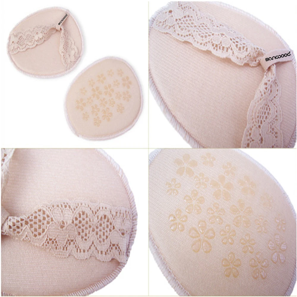 1 пара кружева невидимые анти-слип туфли на каблуке высоком колодки стопы двор