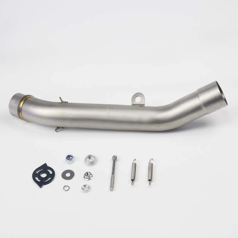 Link Pipe Слипоны для мотоцикла, выхлопная система, полный глушитель, глушитель, наконечник трубы, Модифицированная Соединительная труба для Kawasaki Z800 2013 - Цвет: Link Pipe