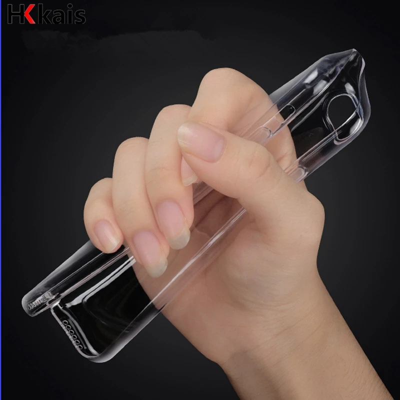 (дары) Для Apple iPhone 6 7 Дело Тонкий Crystal Clear ТПУ Силиконовый Защитный coque для 4 5S 5 SE s