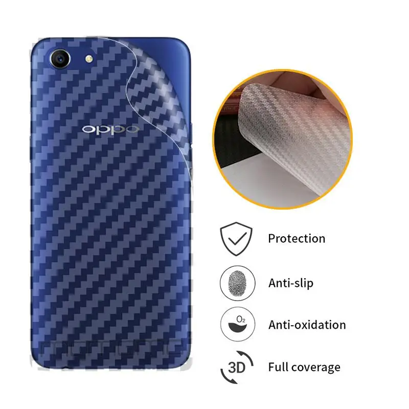3D защитная задняя пленка из углеродного волокна для OPPO A1 A71 A83 A3 A9 A9X A77 F5 Youth F7
