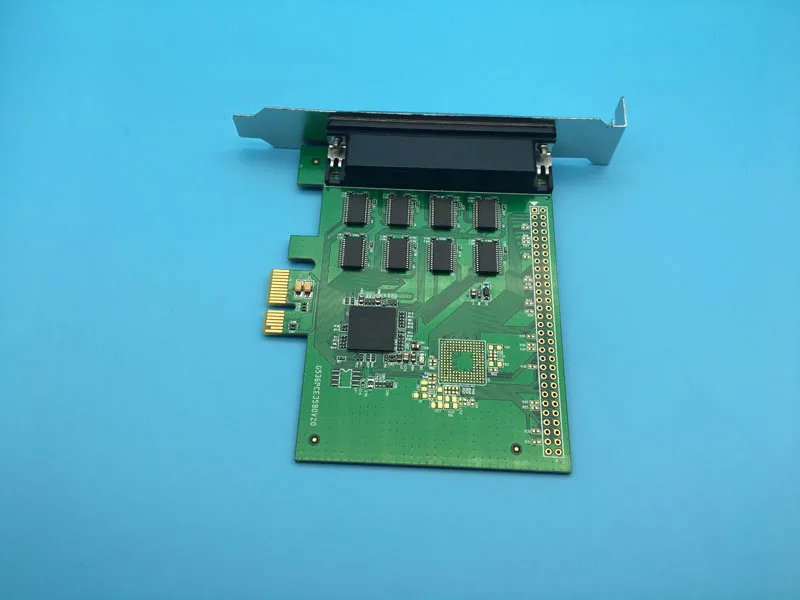 8 портовая серийная плата контроллера RS232 PCI E X1 с кабелем вентилятора XR17V358