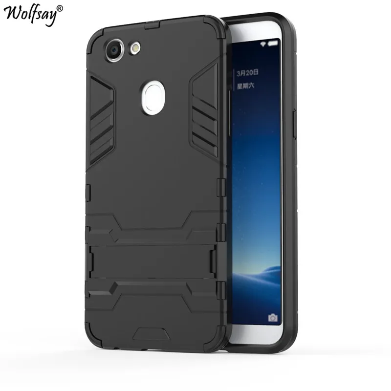Чехол wolfsay для OPPO F5 тонкий чехол из поликарбоната + мягкая резиновая броня