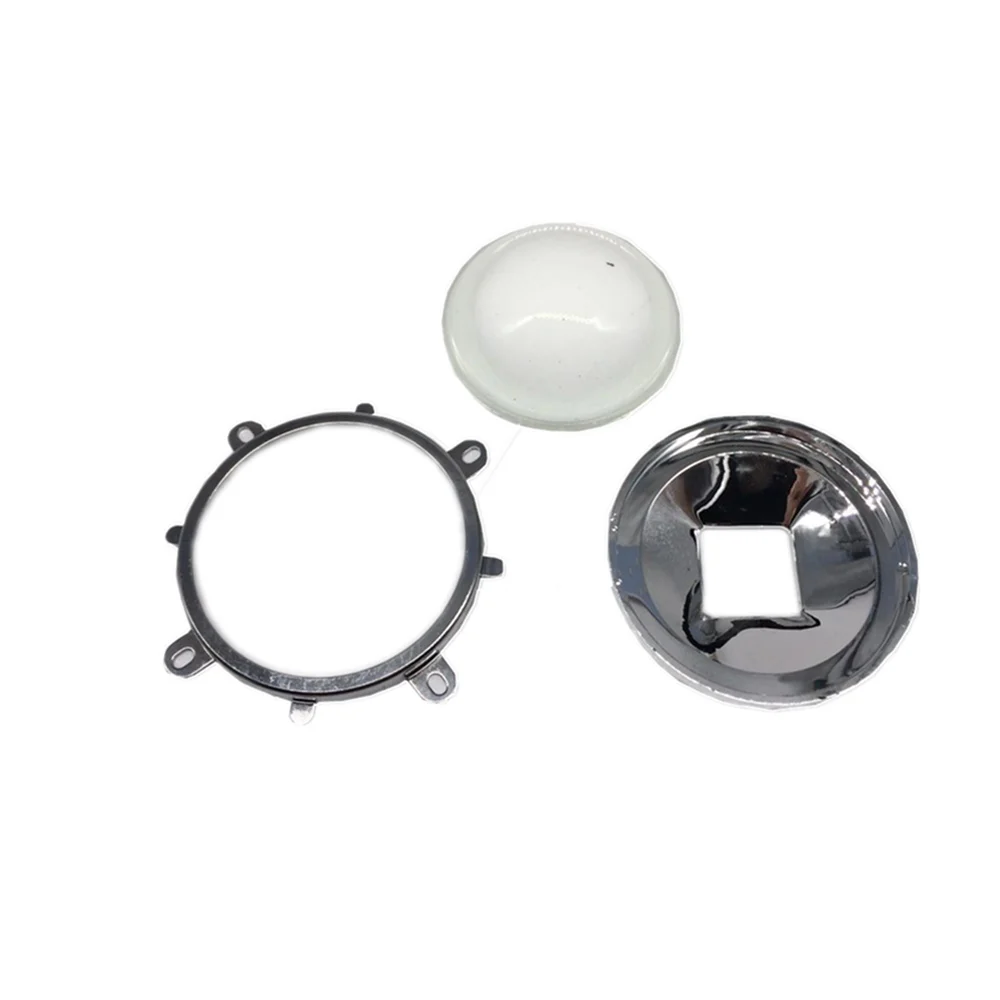 5 комплектов высококачественных 78 мм светодиодных оптических линз отражатель + 82