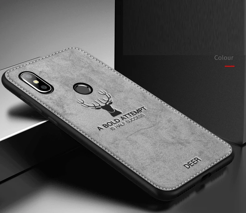 Axbety For xiaomi redmi note 4 4x/redmi 5A /mi a1/5x cover fashion elk Pattern silicon TPU Cloth Texture Case for 4x |