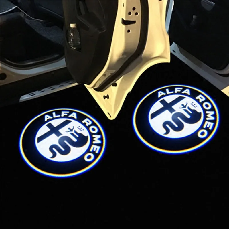 Новый модный светодиодный проектор логотипа для двери автомобиля Alfa Romeo Giulietta Mito