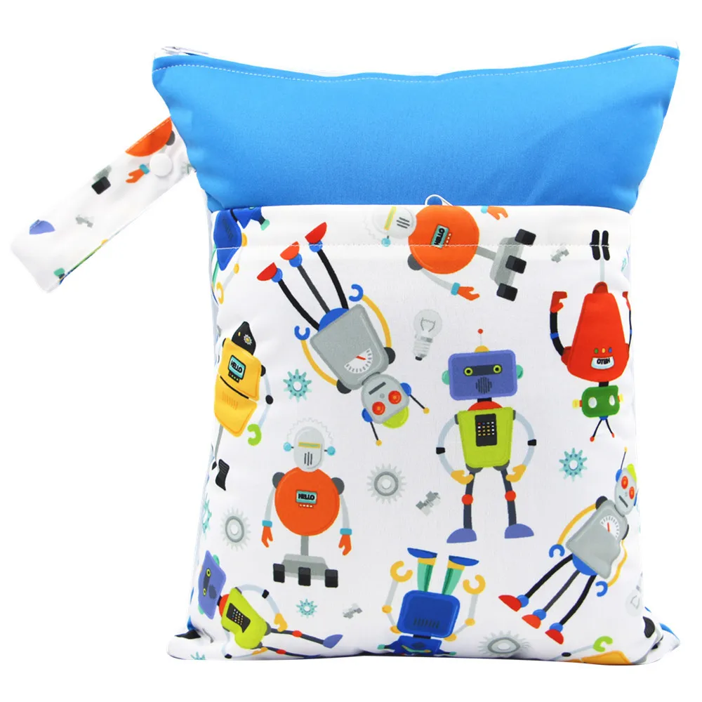 Детская сумка для подгузников многоразовая Водонепроницаемая мультяшная