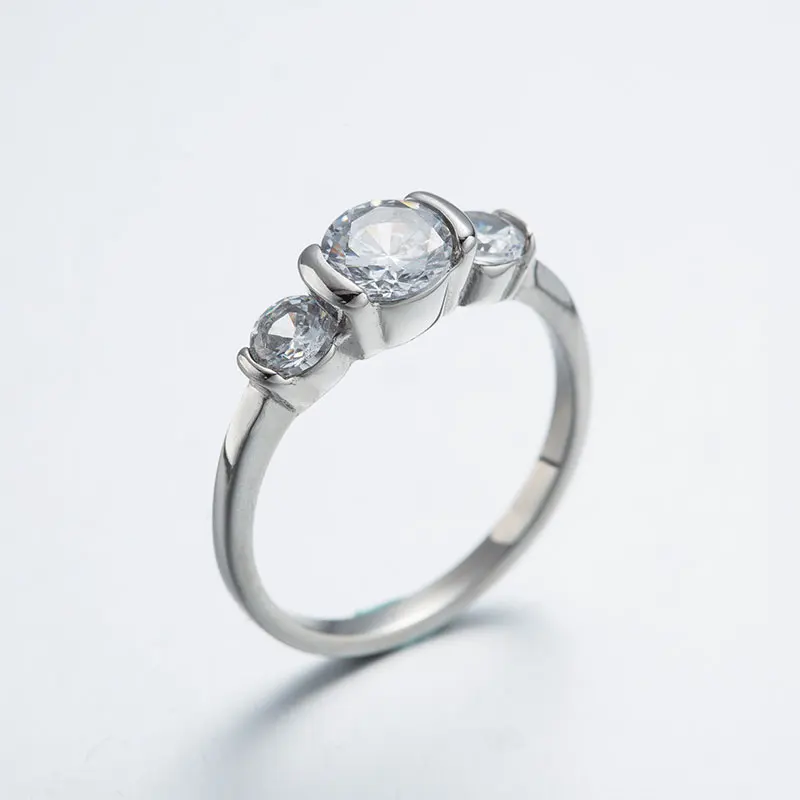 Женское кольцо из нержавеющей стали WAWFROK нежные обручальные кольца 316L с