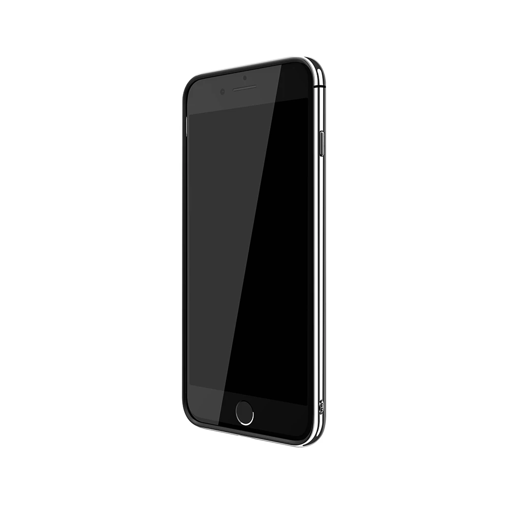Joyroom телефон бампер чехлы для Apple iPhone 8 iPhone 8 Plus случая TPU+ PC жесткий Рамка для Iphone 8 P полная Защита Shell - Цвет: silver