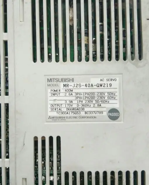 

Servo drive MR-J2S-40A-QW219 , USED 80% appearance new ,3 months warranty , in stock free shipping