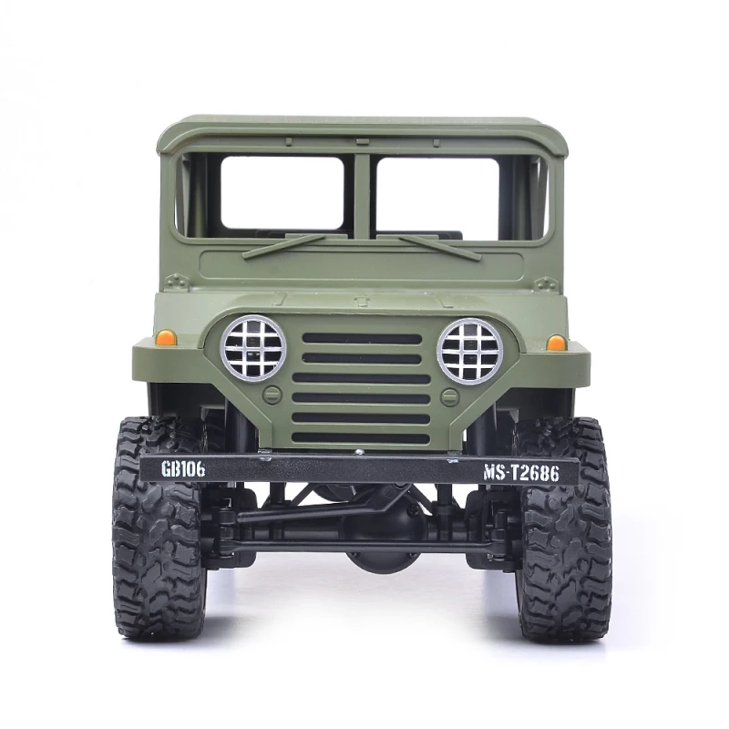 Электрический уличный военный грузовик с дистанционным управлением 2,4G 1:14 4X4 для вождения внедорожного джипа M151, командный Радиоуправляемый грузовик для мальчика, радиоуправляемая игрушка с светильник