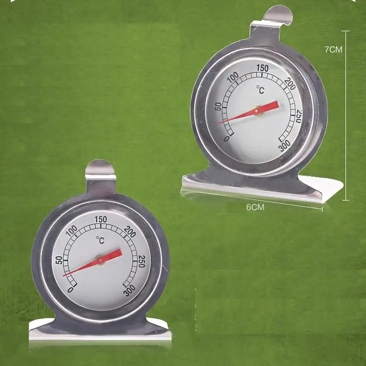 Набор из 2 термометров для духовки и выпечки в металлическом корпусе нержавеющей