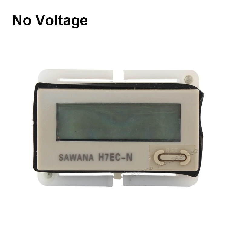 100-240VAC/постоянного/переменного тока, производится в течение 5-30V без напряжения H7EC таймер ЖК-дисплей 8-значный цифровой электронный счетчик 0-99999999 клавиша сброса счетчик времени 48*24 отсчетов - Цвет: No voltage