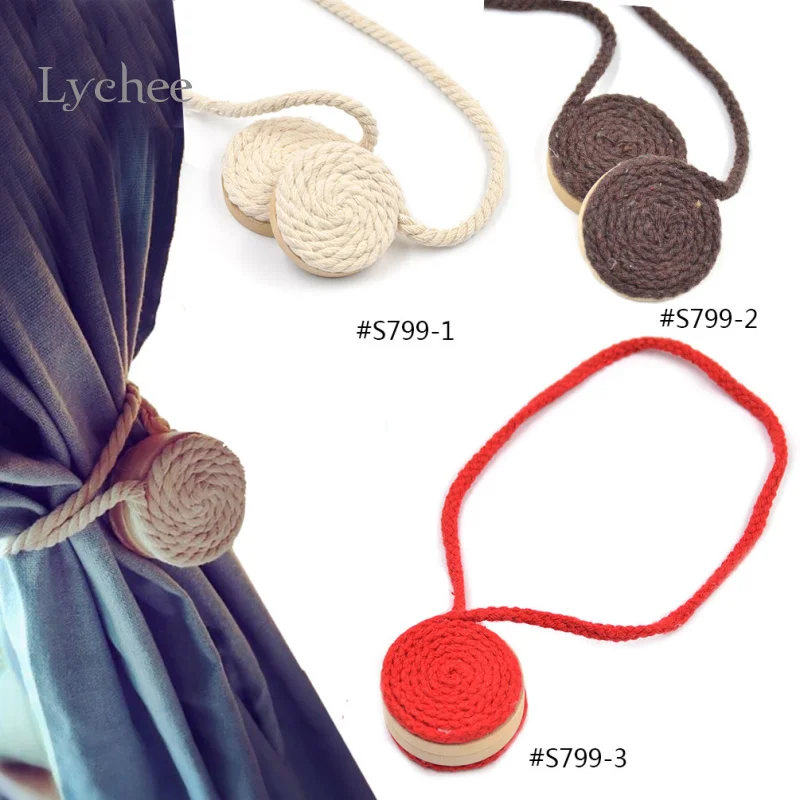 Lychee Life 1 шт. подхватывающий для штор магнитные пряжки зажим Аксессуары штор|curtains