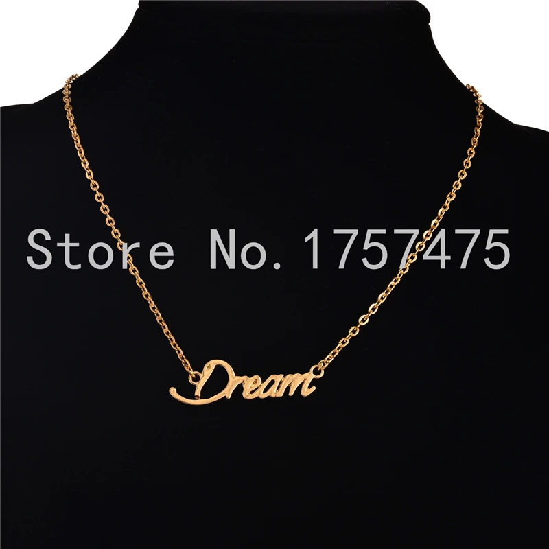 TDIYJ 10 шт. новейшая Золотая монограмма Love/Lucky/Blessed/Hope/Believe Word Подвеска для женщин