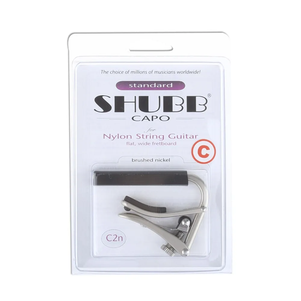 Shubb C2n Capo для нейлоновой струнной гитары матовый никель|Детали и аксессуары гитар|
