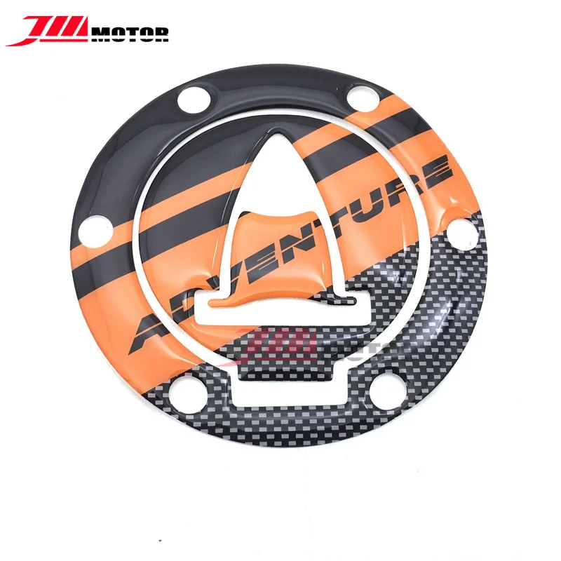 

Motorcycle 3D Real Carbon Fiber Tank Gas Cap Emblem Protective Decal Sticker For KTM 1190 Adventure/R 1290 Adventure 1050 Adv