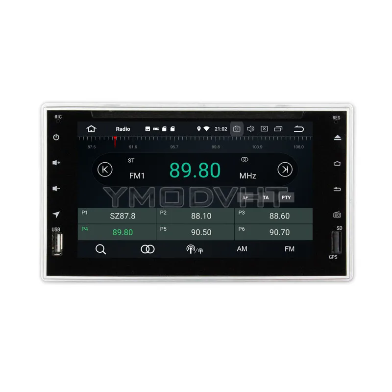 YMODVHT 6 2 дюймовый Android 8 0 Восьмиядерный PX5 4 Гб ОЗУ 32 ПЗУ Универсальный Автомобильный