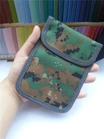 100pcs signal blocker military camouflage pouch stop gps rfid tracking bugging privacy protector radiation mobile case