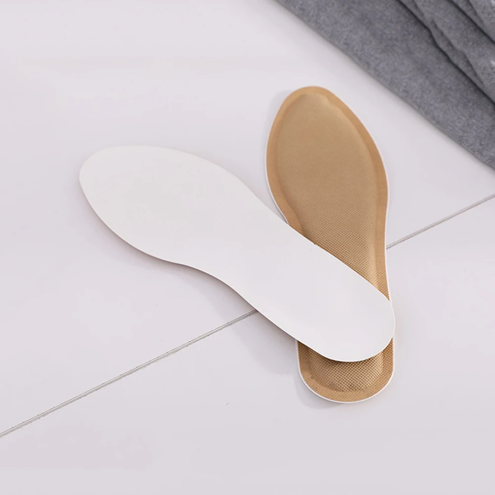 1 пара мужские теплые Отопление ноги стельки одноразовые Обувь с рисунком из