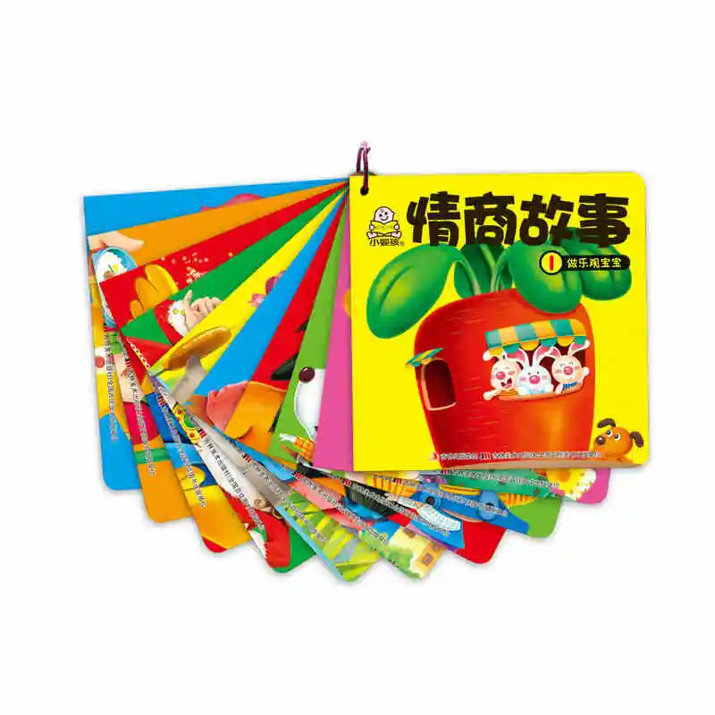 

Chinese Mandarin EQ story Book children character training Pinyin Lovely Pictures Books For Kids Age 0 to 3 ,10 books/set