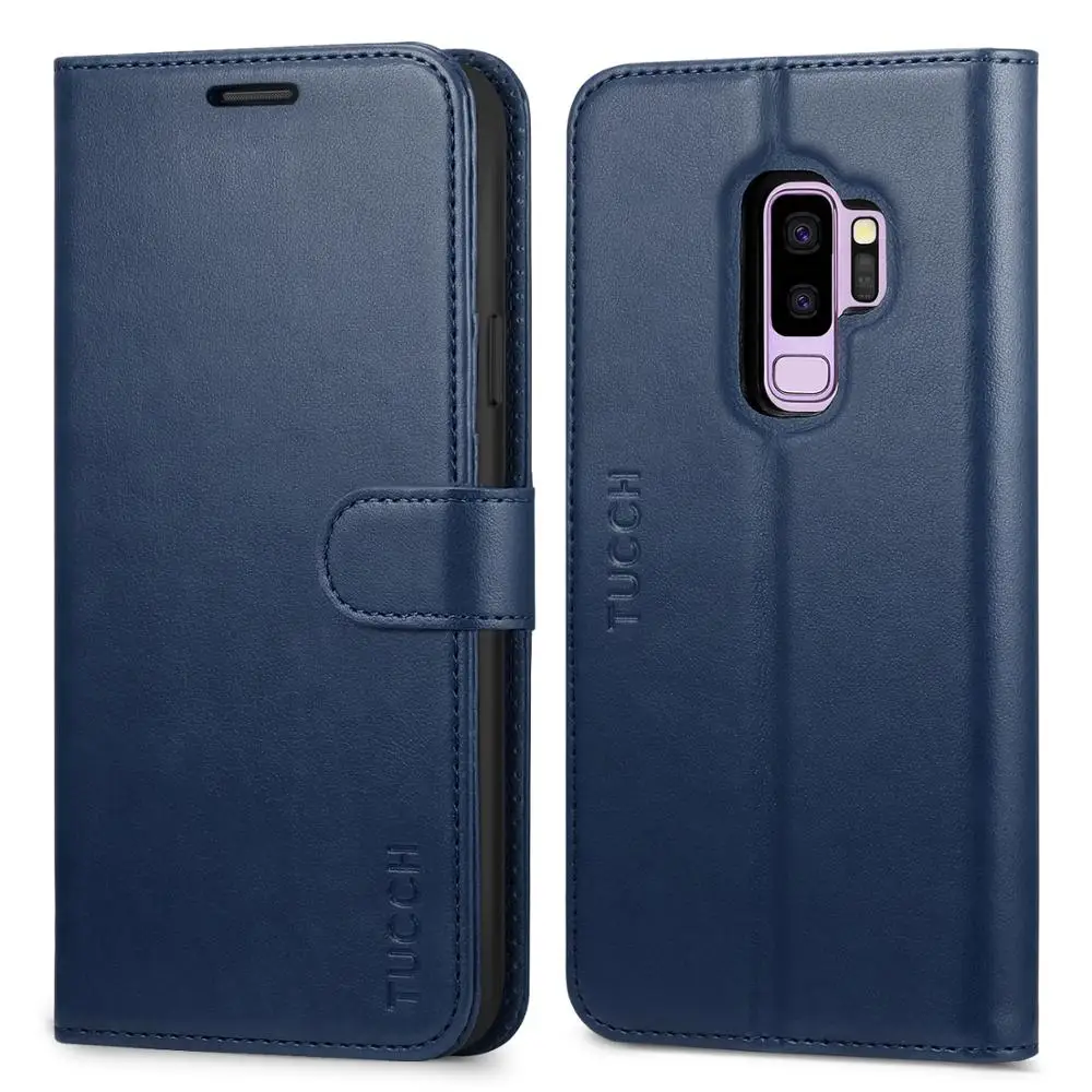 Чехол-бумажник tuch для Galaxy S9 Plus, слот для карт, откидная подставка из ТПУ, внутренний защитный чехол с магнитной застежкой, чехол для переноски-все