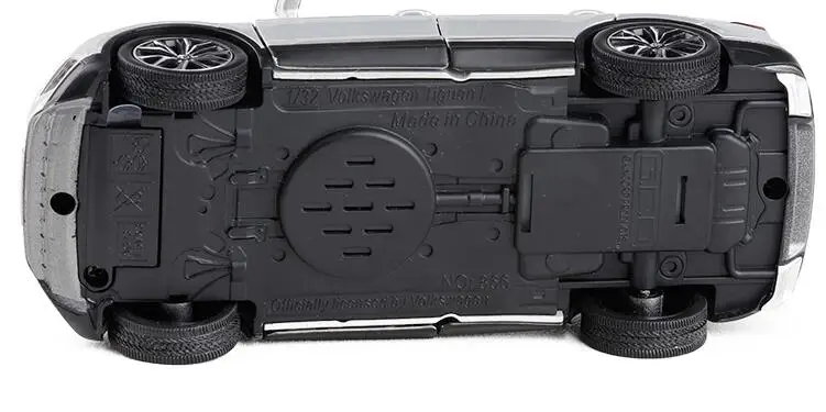 Новинка 1/32 Volkswagen Tiguan L звук и светильник, модель игрушечного автомобиля из сплава, модель игрушечного автомобиля для мальчиков, литье под давлением, металлический автомобиль, подарок