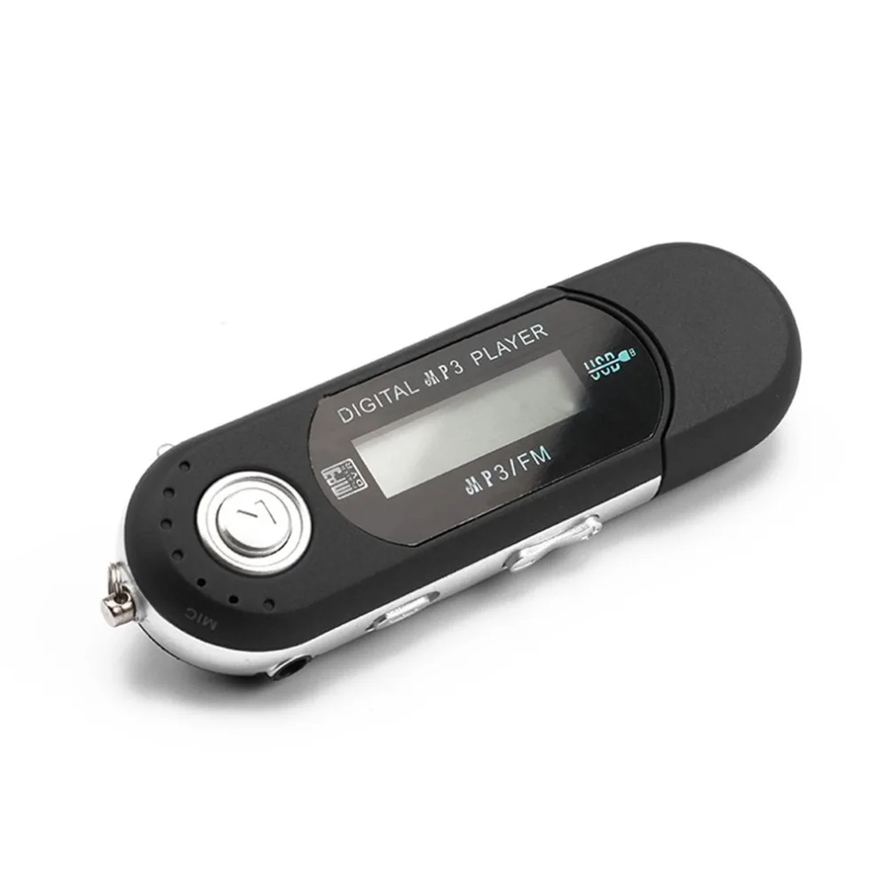 Портативный мини USB флэш MP3 плеер с ЖК-экраном Поддержка флэш 32 Гб TF слот для карт цифровой mp3 музыкальный плеер fm-радио+ наушники