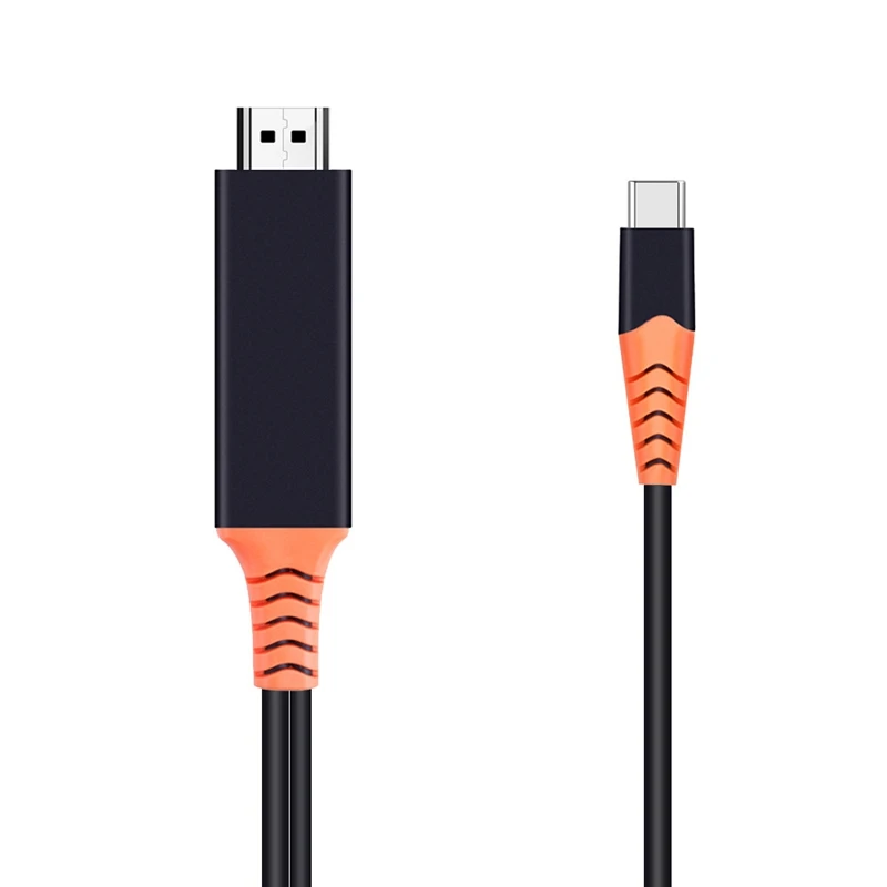 Orange Usb type C HDMI кабель HD tv AV видео адаптер для Macbook LG G5 samsung Galaxy S10+ S10e S9+ S8+ Note9 Note 8 Android телефон к телевизору - Цвет: Orange