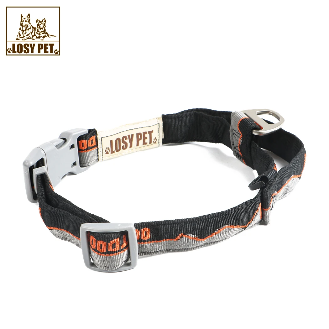 Персонализированный ошейник для собак с хлопковой подкладкой Регулируемый