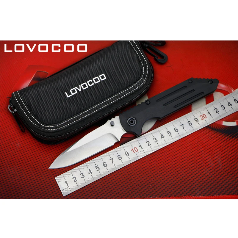 LOVOCOO B0610 S35VN лезвие G10+ титановая ручка Флиппер Складной нож Открытый Отдых Охота карманные фрукты ifGt Ножи EDC инструменты