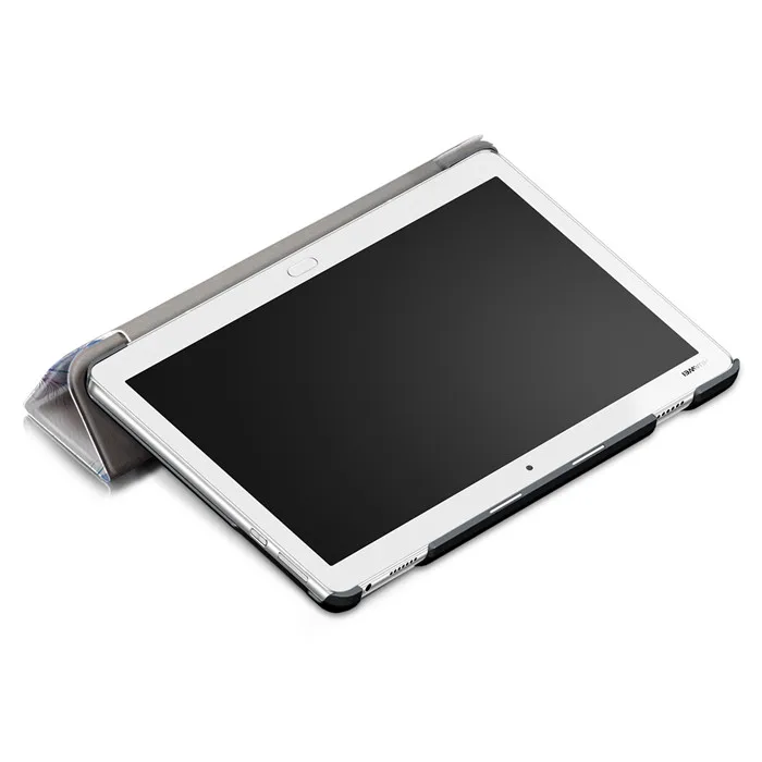 Полиуретановый чехол-подставка для huawei Mediapad M3 Youth Lite 10 BAH-W09 BAH-AL00 10," Tablet+ 2 шт Защитная пленка для экрана