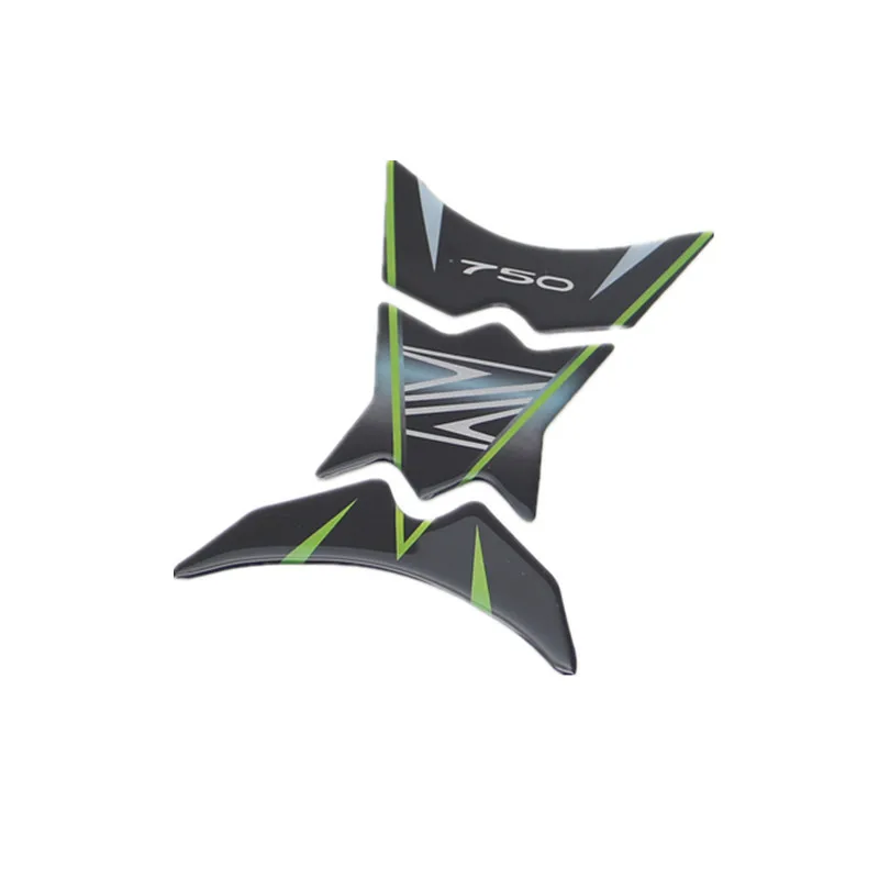 Z750 Мотоцикл 3D Танк Pad наклейки протектор для Kawasaki Z650 Z750 Z800 Z900 Z1000 - Цвет: Z750