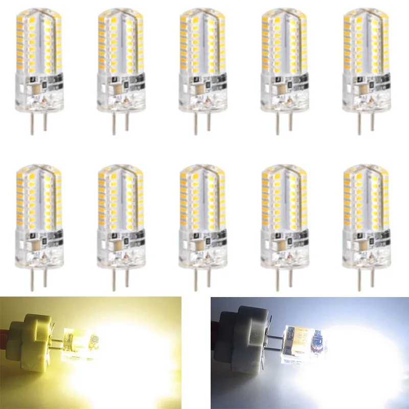 

High 10Pcs G4 5W LED Light Corn Bulb DC12V Energy Saving Home Decoration Lamp LG66