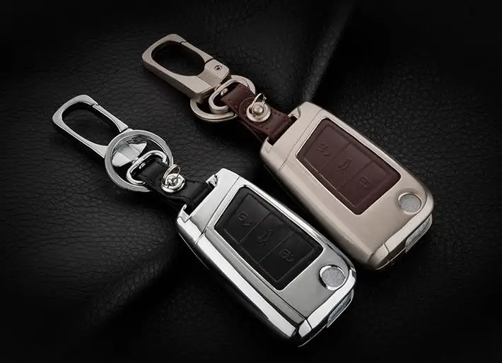 Новинка 2018 кольцо для ключей автомобиля из экокожи Vokswagen Golf 7 Octavia 2 цвета|car key ring|key