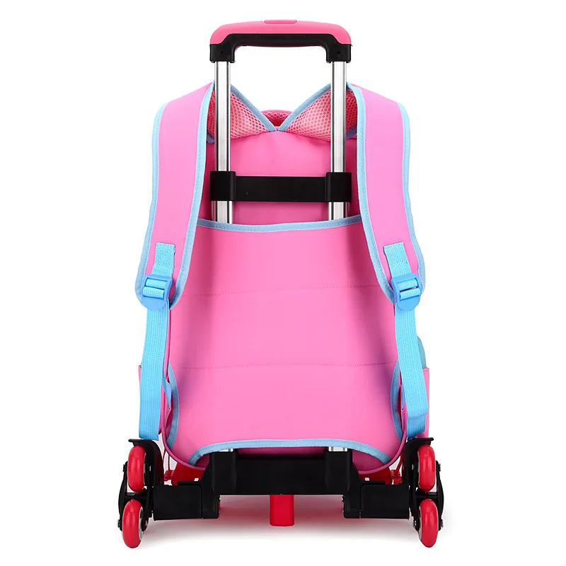 2018 детские школьные сумки с 3 колесами со съемными детскими лестничными
