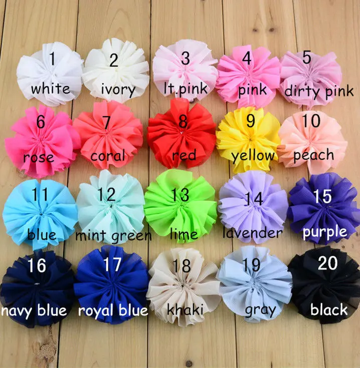 Оптовая продажа 2 8 &quotшифоновая ткань Цветы Дети балерины цветы Незаконченные