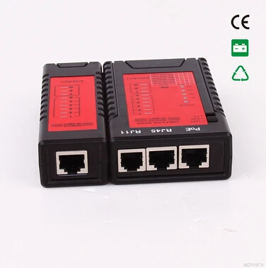 Noyafa NF-468PT POE Tester Detection Standard LAN Network Cable Continuity Test RJ11 RJ45 LED Light