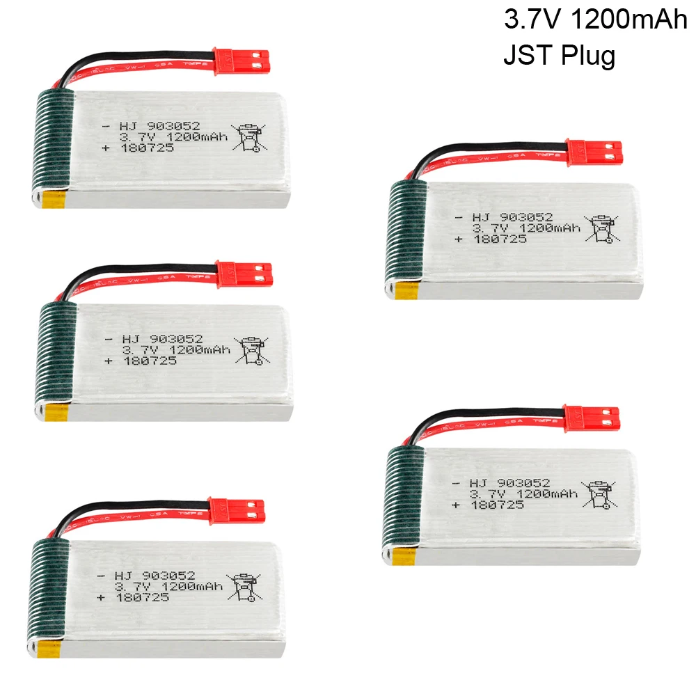 Литий-полимерный аккумулятор 3,7 в, 1200 мАч для MJXRC T64 T04 T05 F28 F29 T56 T57 Huanqi 887, разъем JST для радиоуправляемого самолета, 903052, высокая емкость, 3,7 в, литий-полимерный аккумулятор