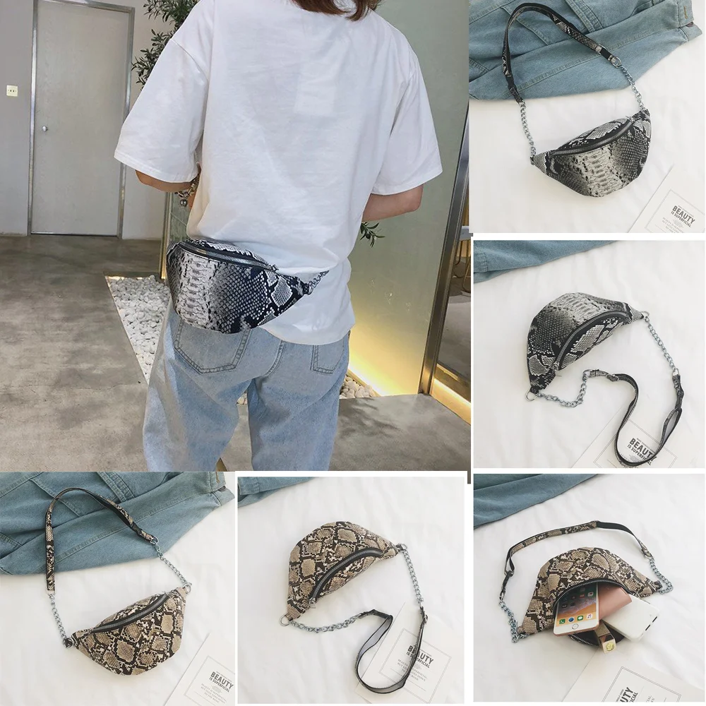 2019 модная женская сумка полиуретановая на пояс Fanny Pack нагрудная через плечо