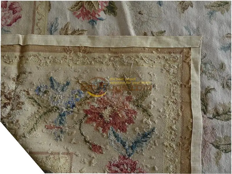 Goede Art Handgemaakte Tapijt Vicar 'S Vrouw Patroon Stitch Punt Tapijt Gebreide Traditionele Natuurlijke Schapenwol