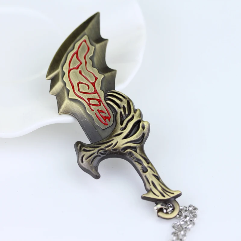 Dongsheng игра ювелирные изделия бог войны ожерелье меч OLYMPUS KRATOS Лезвия Хаоса для