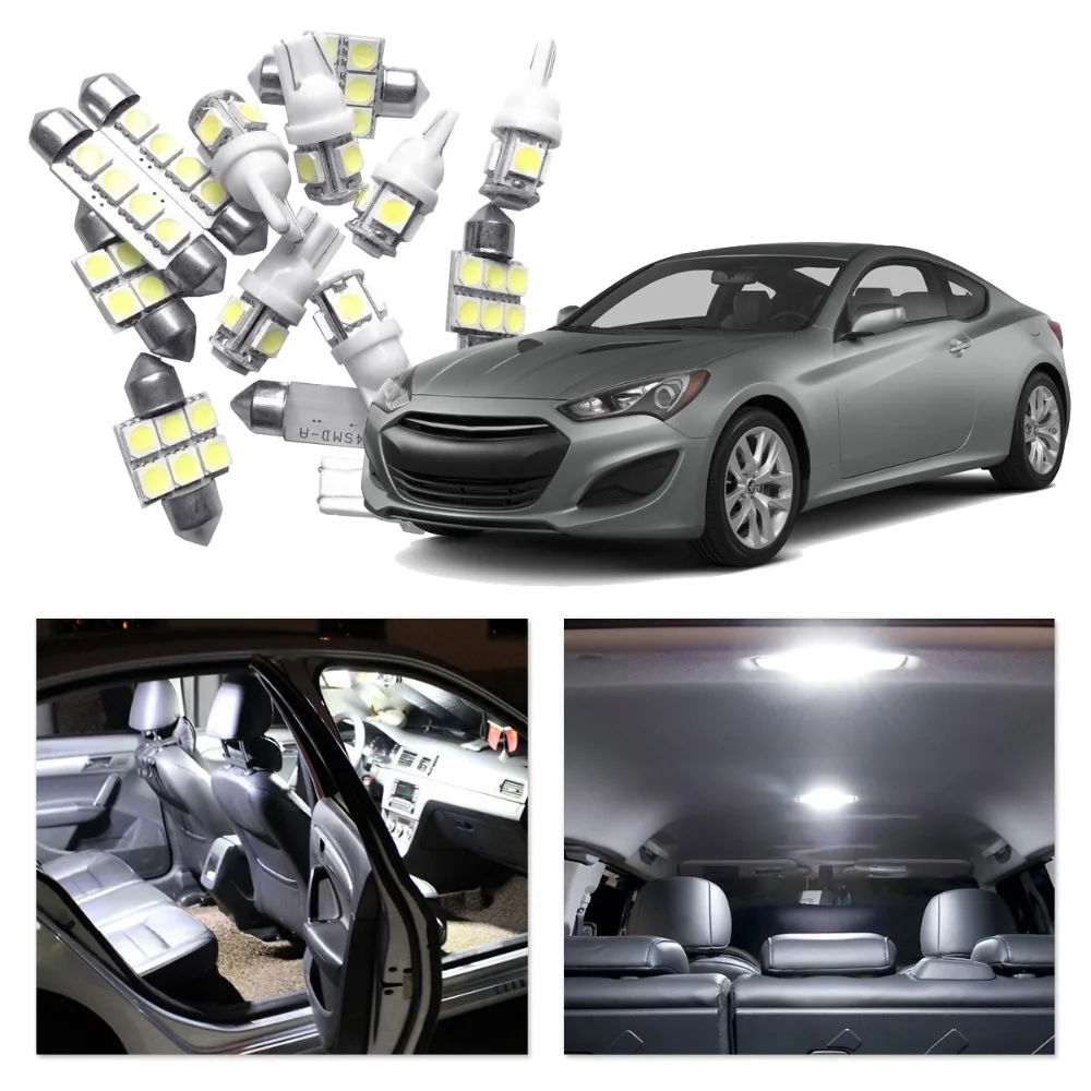 9 светодиодный т. светодиодные лампы KTI для Hyundai Genesis 2010 2012 белый красный синий