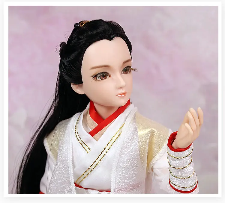 Ручной работы 34 см пепел любви JINMI и XUFENG 1/6 Bjd куклы 14 шарнирный Китайский древний костюм любовник пара куклы подарок на день рождения