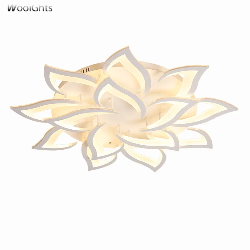 Wooights Lustre Люстра Свет для гостиной спальни поверхностного монтажа в форме цветка