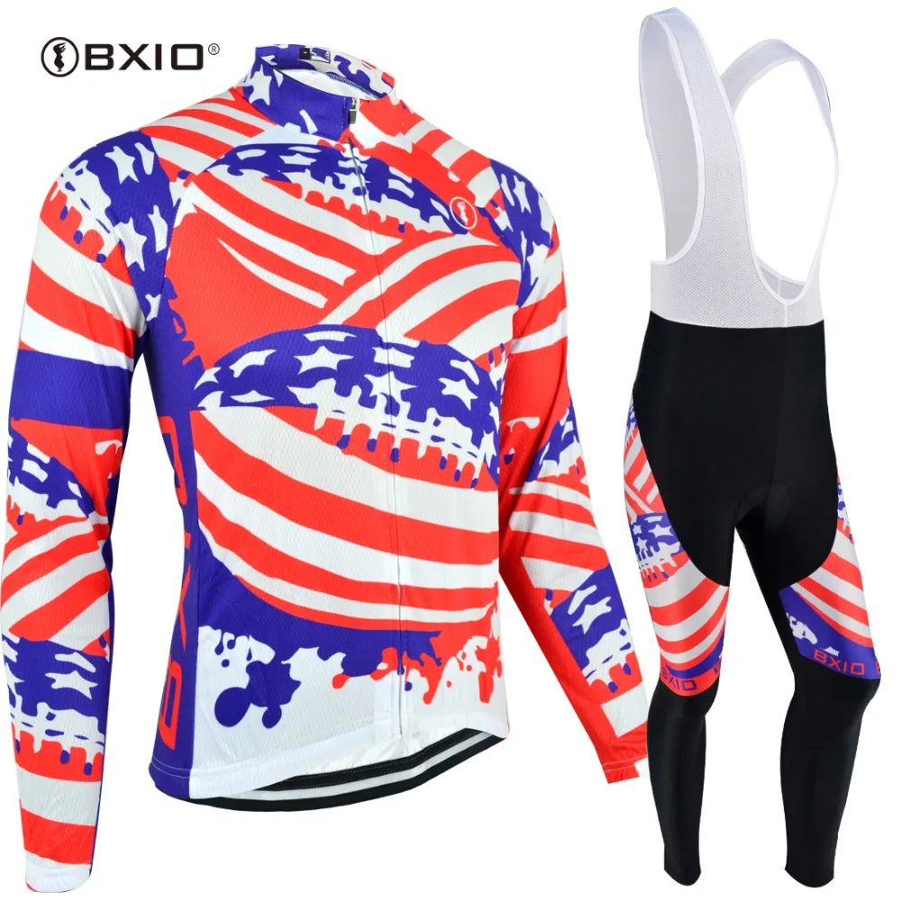 BXIO зимние термальные флисовые комплекты одежды для велоспорта Maillot Ropa Ciclismo Invierno